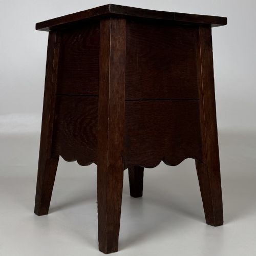 ANTIQUE 20TH CENTURY GOOD QUALITY STORAGE BOX IN OAK - ADDITIONAL PHOTO 5