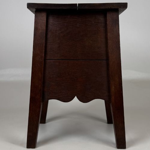 ANTIQUE 20TH CENTURY GOOD QUALITY STORAGE BOX IN OAK - ADDITIONAL PHOTO 6