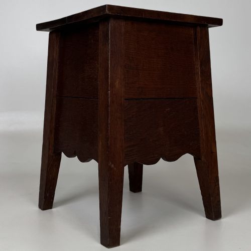 ANTIQUE 20TH CENTURY GOOD QUALITY STORAGE BOX IN OAK - ADDITIONAL PHOTO 7