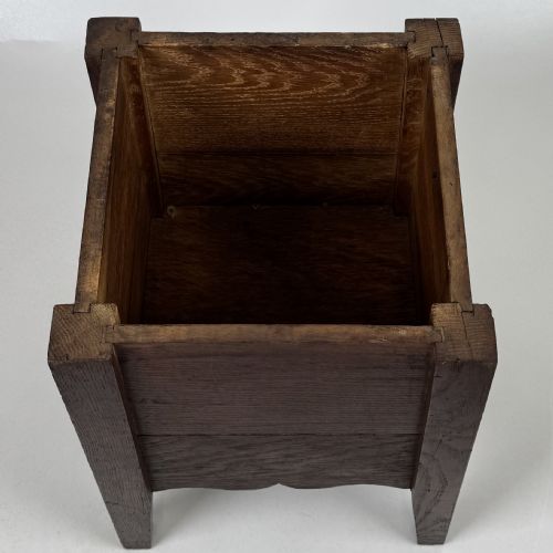 ANTIQUE 20TH CENTURY GOOD QUALITY STORAGE BOX IN OAK - ADDITIONAL PHOTO 10