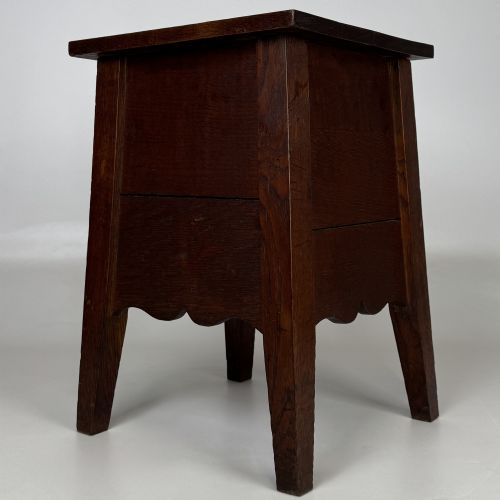 ANTIQUE 20TH CENTURY GOOD QUALITY STORAGE BOX IN OAK - ADDITIONAL PHOTO 11
