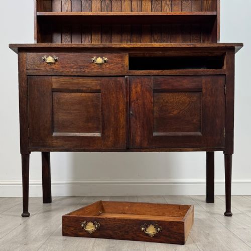 ANTIQUE 20TH CENTURY GOOD QUALITY DRESSER IN OAK - ADDITIONAL PHOTO 10