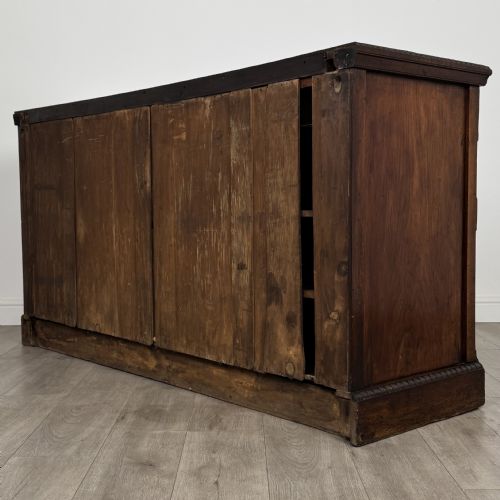 ANTIQUE 20TH CENTURY GOOD QUALITY SIDEBOARD IN WALNUT - ADDITIONAL PHOTO 6