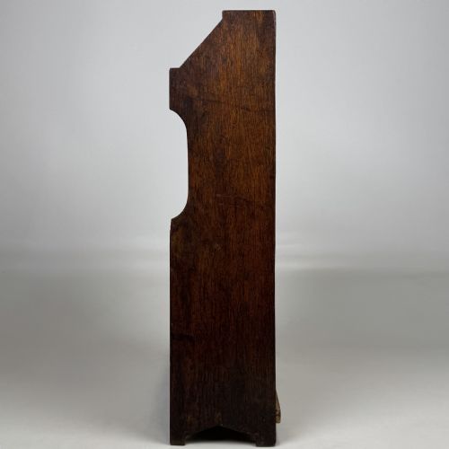 ANTIQUE 20TH CENTURY MINIATURE ARTS CRAFTS BOOKCASE IN OAK - ADDITIONAL PHOTO 3