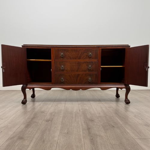 ANTIQUE 20TH CENTURY GOOD QUALITY SIDEBOARD IN MAHOGANY - ADDITIONAL PHOTO 1
