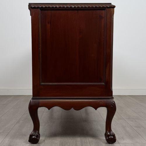 ANTIQUE 20TH CENTURY GOOD QUALITY SIDEBOARD IN MAHOGANY - ADDITIONAL PHOTO 7