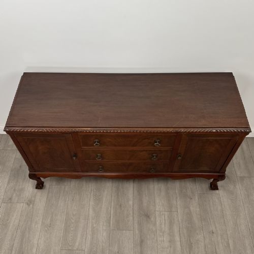 ANTIQUE 20TH CENTURY GOOD QUALITY SIDEBOARD IN MAHOGANY - ADDITIONAL PHOTO 9