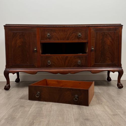 ANTIQUE 20TH CENTURY GOOD QUALITY SIDEBOARD IN MAHOGANY - ADDITIONAL PHOTO 10