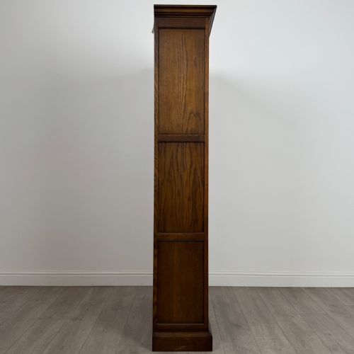 ANTIQUE 20TH CENTURY GOOD QUALITY OPEN BOOKCASE IN OAK - ADDITIONAL PHOTO 7