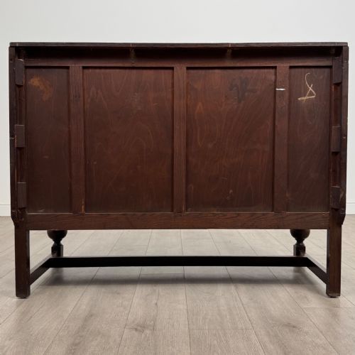 ANTIQUE 20TH CENTURY GOOD QUALITY SIDEBOARD IN OAK - ADDITIONAL PHOTO 5