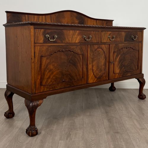 ANTIQUE 20TH CENTURY GOOD QUALITY SIDEBOARD IN MAHOGANY - ADDITIONAL PHOTO 8