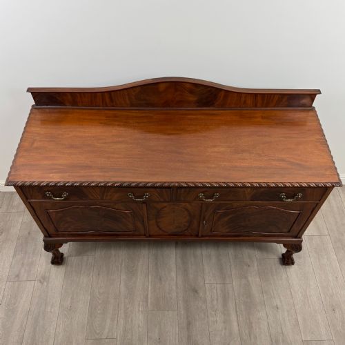ANTIQUE 20TH CENTURY GOOD QUALITY SIDEBOARD IN MAHOGANY - ADDITIONAL PHOTO 9