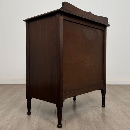 ANTIQUE 20TH CENTURY GOOD QUALITY CHEST OF DRAWERS IN OAK - ADDITIONAL PHOTO 3