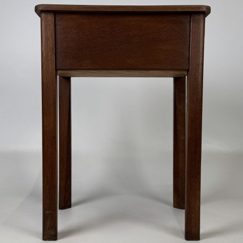 ANTIQUE 20TH CENTURY STORAGE BOX ON STAND IN OAK - ADDITIONAL PHOTO 5