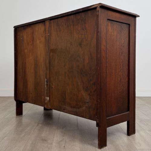 ANTIQUE 20TH CENTURY GOOD QUALITY CUPBOARD IN OAK - ADDITIONAL PHOTO 6