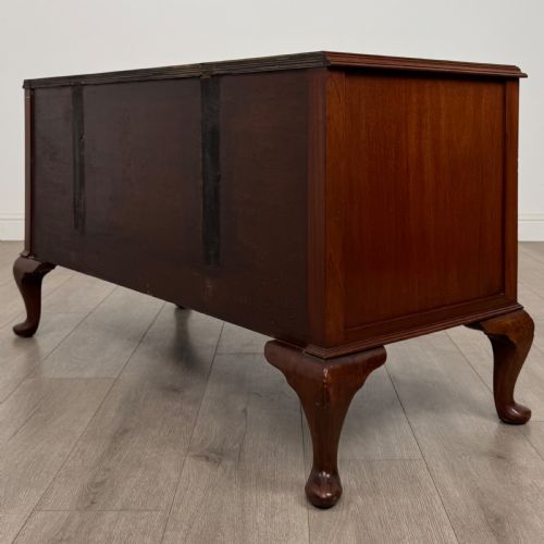 ANTIQUE 20TH CENTURY LOW CHEST OF DRAWERS IN WALNUT - ADDITIONAL PHOTO 5