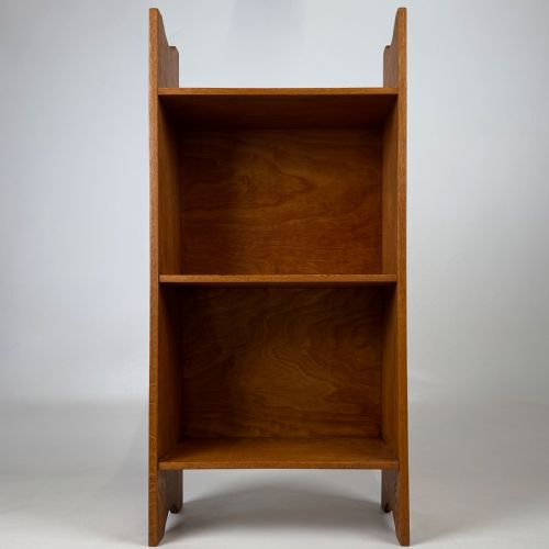 ANTIQUE 20TH CENTURY GOOD QUALITY SMALL GOLDEN OAK BOOKCASE - ADDITIONAL PHOTO 1