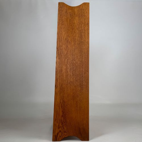 ANTIQUE 20TH CENTURY GOOD QUALITY SMALL GOLDEN OAK BOOKCASE - ADDITIONAL PHOTO 3