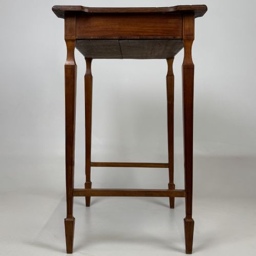 ANTIQUE 19TH CENTURY GOOD QUALITY SATINWOOD SIDE TABLE - ADDITIONAL PHOTO 2