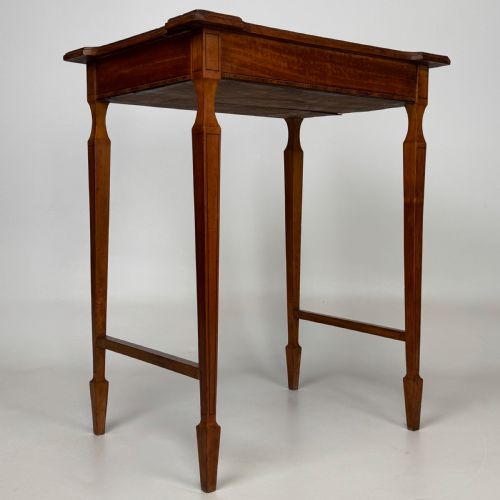 ANTIQUE 19TH CENTURY GOOD QUALITY SATINWOOD SIDE TABLE - ADDITIONAL PHOTO 3