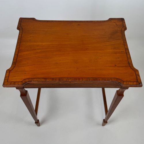 ANTIQUE 19TH CENTURY GOOD QUALITY SATINWOOD SIDE TABLE - ADDITIONAL PHOTO 8