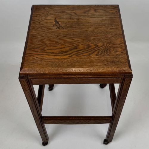 ANTIQUE 20TH CENTURY GOOD QUALITY SIDE TABLE IN OAK - ADDITIONAL PHOTO 8