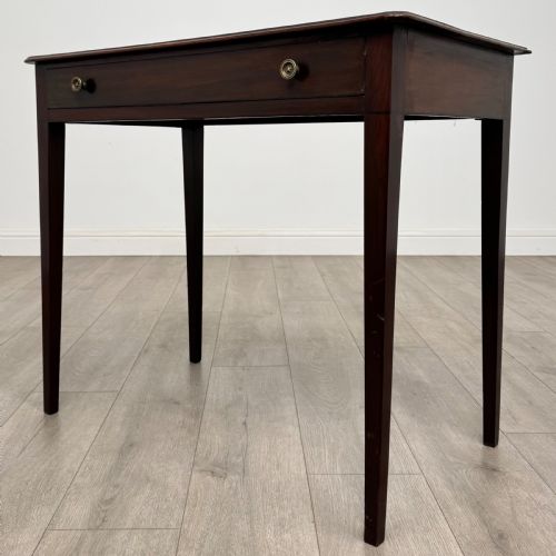 ANTIQUE 18TH CENTURY GOOD QUALITY WRITING TABLE IN MAHOGANY - ADDITIONAL PHOTO 1
