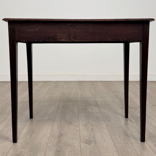 ANTIQUE 18TH CENTURY GOOD QUALITY WRITING TABLE IN MAHOGANY - ADDITIONAL PHOTO 4