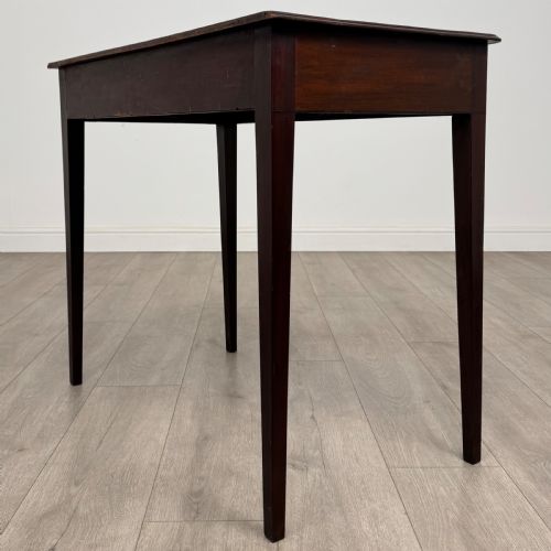 ANTIQUE 18TH CENTURY GOOD QUALITY WRITING TABLE IN MAHOGANY - ADDITIONAL PHOTO 5