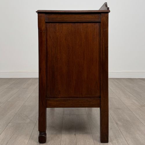 ANTIQUE 20TH CENTURY GOOD QUALITY CHEST OF DRAWERS IN OAK - ADDITIONAL PHOTO 2