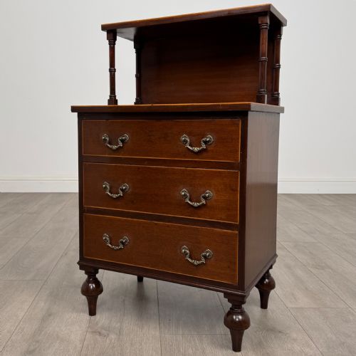 ANTIQUE 20TH CENTURY SMALL MAHOGANY CABINET - ADDITIONAL PHOTO 1