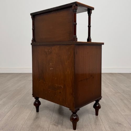 ANTIQUE 20TH CENTURY SMALL MAHOGANY CABINET - ADDITIONAL PHOTO 9