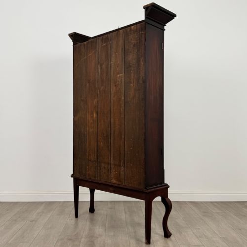 ANTIQUE 18TH CENTURY FINE QUALITY DISPLAY CABINET IN MAHOGANY - ADDITIONAL PHOTO 7