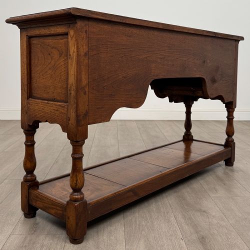ANTIQUE 20TH CENTURY FINE QUALITY SMALL OAK DRESSER BASE - ADDITIONAL PHOTO 3
