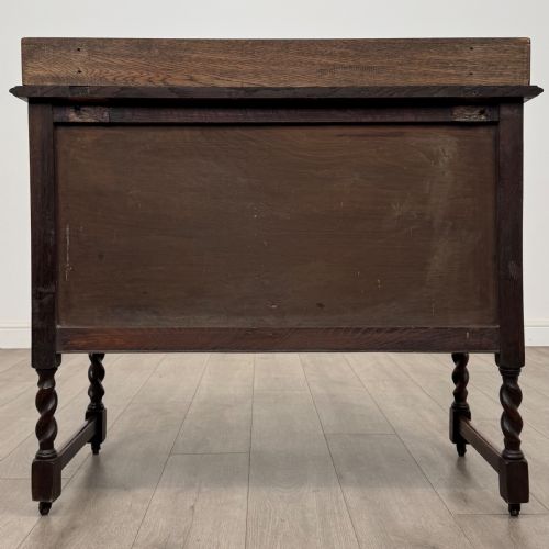 ANTIQUE 20TH CENTURY BARLEY TWIST CHEST OF DRAWERS IN OAK - ADDITIONAL PHOTO 4