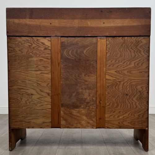 ANTIQUE 20TH CENTURY FINE QUALITY ART CRAFTS OAK SIDEBOARD - ADDITIONAL PHOTO 5