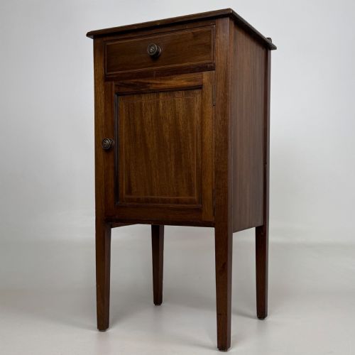 ANTIQUE 20TH CENTURY GOOD QUALITY SMALL MAHOGANY CABINET - ADDITIONAL PHOTO 2