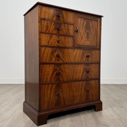 ANTIQUE 20TH CENTURY CHEST OF DRAWERS IN MAHOGANY - ADDITIONAL PHOTO 8