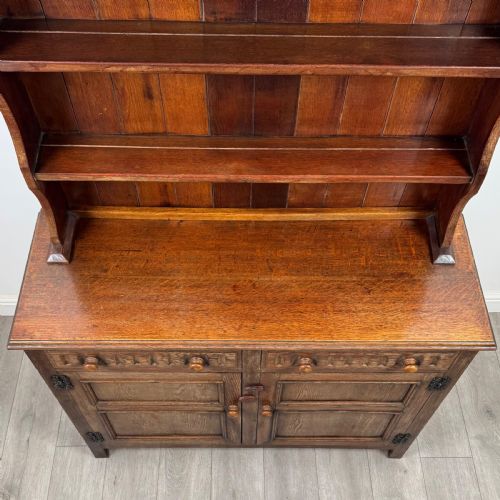 ANTIQUE 20TH CENTURY GOOD QUALITY DRESSER IN OAK - ADDITIONAL PHOTO 9