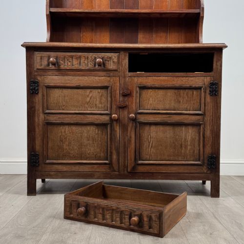 ANTIQUE 20TH CENTURY GOOD QUALITY DRESSER IN OAK - ADDITIONAL PHOTO 10