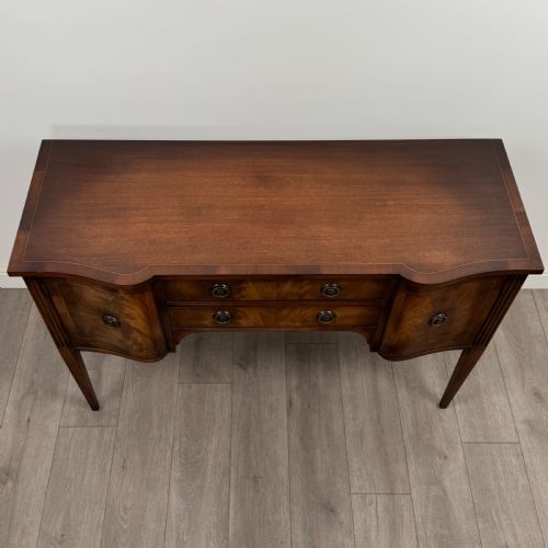 ANTIQUE 20TH CENTURY GOOD QUALITY SIDEBOARD IN MAHOGANY - ADDITIONAL PHOTO 9