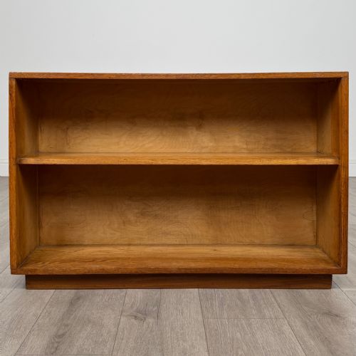 ANTIQUE 20TH CENTURY UNIQUE LOW BOOKCASE IN OAK - ADDITIONAL PHOTO 1