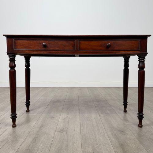 antique 19th century good quality writing table in mahogany - CATEGORY: ANTIQUE TABLES - DATED VICTORIAN