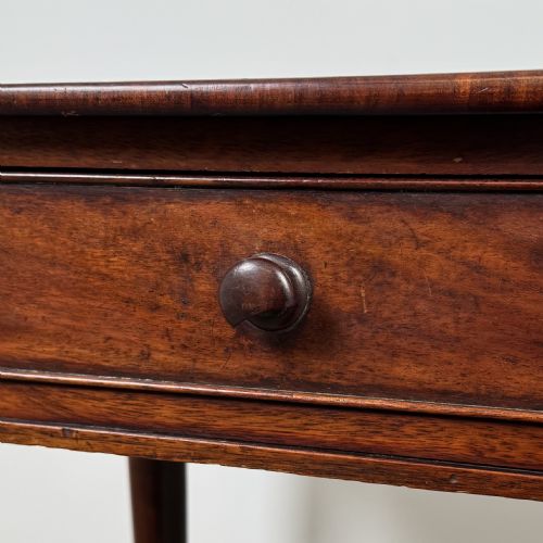 ANTIQUE 19TH CENTURY GOOD QUALITY WRITING TABLE IN MAHOGANY - ADDITIONAL PHOTO 11