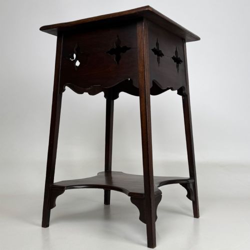 ANTIQUE 20TH CENTURY SIDE TABLE IN WALNUT - ADDITIONAL PHOTO 1