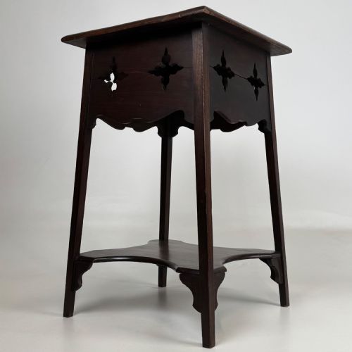 ANTIQUE 20TH CENTURY SIDE TABLE IN WALNUT - ADDITIONAL PHOTO 4