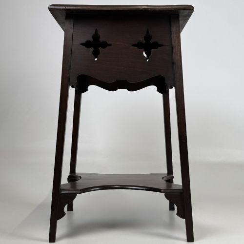 ANTIQUE 20TH CENTURY SIDE TABLE IN WALNUT - ADDITIONAL PHOTO 5