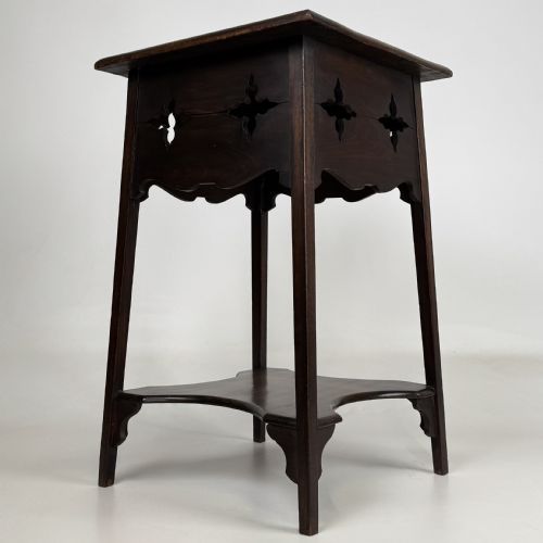 ANTIQUE 20TH CENTURY SIDE TABLE IN WALNUT - ADDITIONAL PHOTO 7