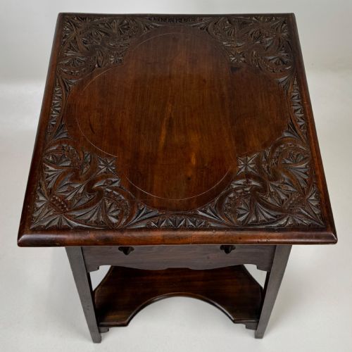 ANTIQUE 20TH CENTURY SIDE TABLE IN WALNUT - ADDITIONAL PHOTO 8