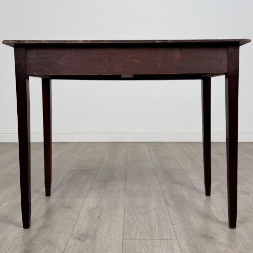 ANTIQUE 18TH CENTURY GOOD QUALITY WRITING TABLE IN MAHOGANY - ADDITIONAL PHOTO 4